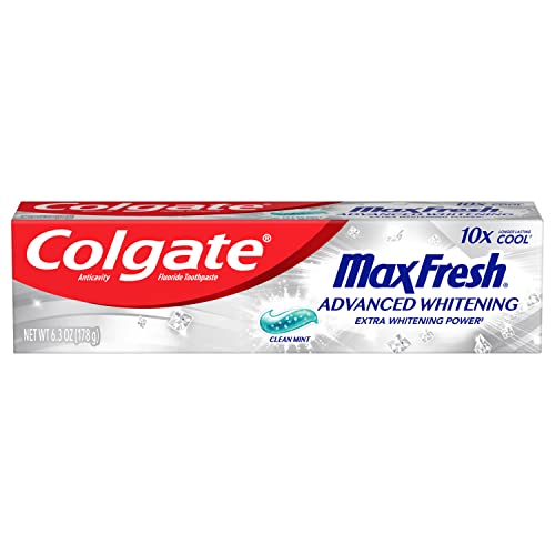 Colgate Max Fresh Toothpaste, Advanced Whitening 6.3oz