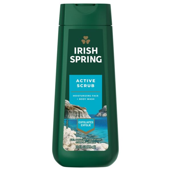 Irish Spring Active Scrub Exfoliating Body Wash 20 oz