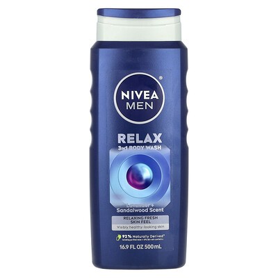 Nivea Men Body Wash 3-in-1 Lavender & Sandalwood 16.9oz
