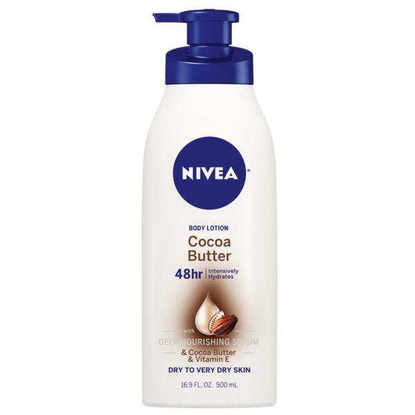 NIVEA Cocoa Butter Body Lotion, 16.9 Ounces